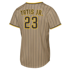 MLB Fernando Tatis Jr. San Diego Padres Nike Youth Alternate Replica Jersey - Khaki