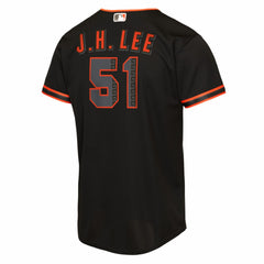 MLB Jung Hoo Lee San Francisco Giants Nike Youth Alternate 2 Replica Jersey - Black