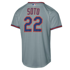 MLB Juan Soto New York Mets Nike Youth Road Replica Jersey - Gray