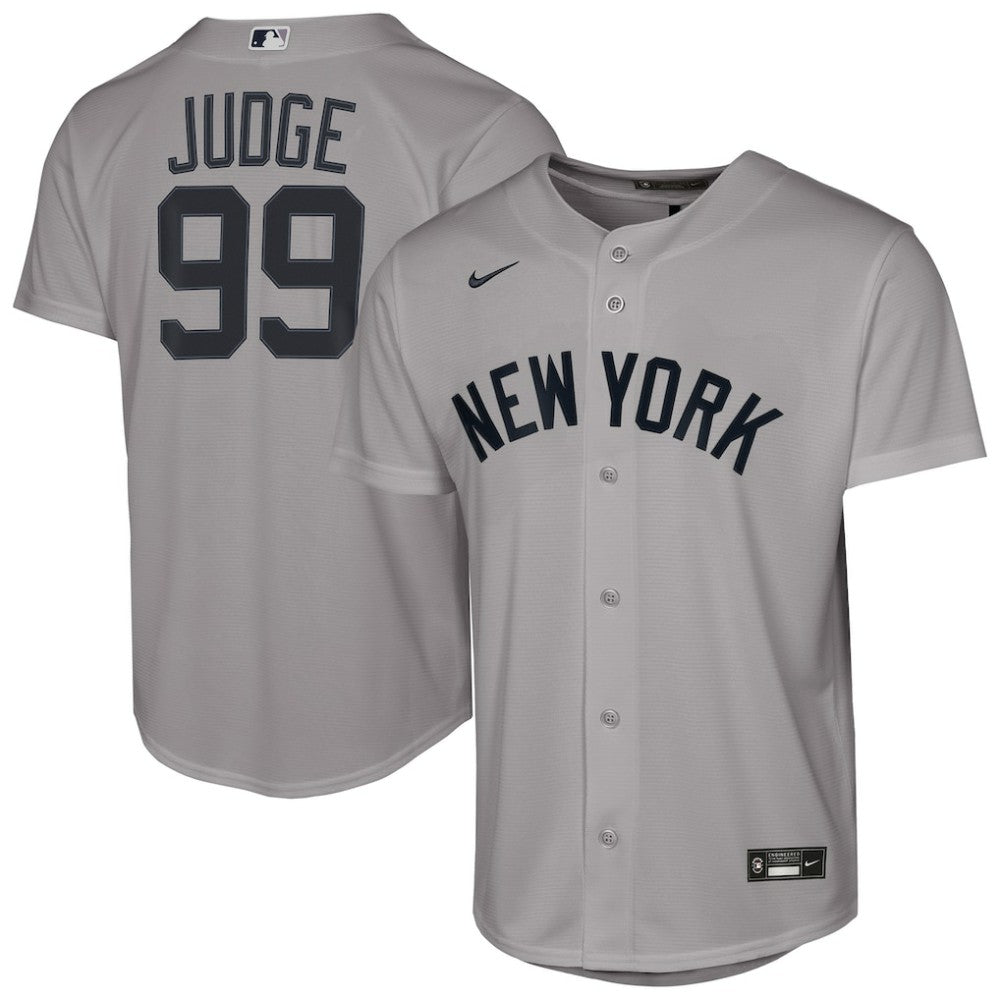 MLB Aaron Judge New York Yankees Nike Youth Road Replica Jersey - Gray