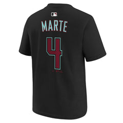 Ketel Marte Arizona Diamondbacks Nike Youth Name & Number T-Shirt - Black T-shirts