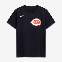 Elly De La Cruz Cincinnati Reds Nike Youth Name & Number T-Shirt - Black T-shirts