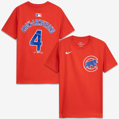 Pete Crow-Armstrong Chicago Cubs Nike Youth Name & Number T-Shirt - Red T-shirts