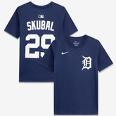 Tarik Skubal Detroit Tigers Nike Youth Name & Number T-Shirt - Navy T-shirts