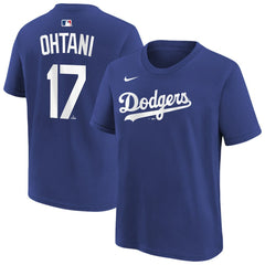 Shohei Ohtani Los Angeles Dodgers Nike Youth Name & Number T-Shirt - Royal T-shirts