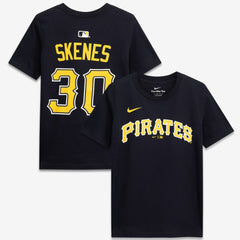 Paul Skenes Pittsburgh Pirates Nike Youth Name & Number T-Shirt - Black T-shirts