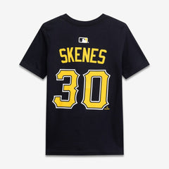 Paul Skenes Pittsburgh Pirates Nike Youth Name & Number T-Shirt - Black T-shirts