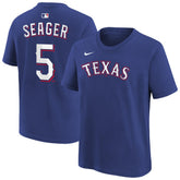 Corey Seager Texas Rangers Nike Youth Name & Number T-Shirt - Royal T-shirts