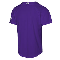 MLB Colorado Rockies Nike Youth Alternate 2 Stadium Jersey - Purple