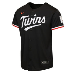 MLB Minnesota Twins Nike Youth Alternate 2 Stadium Jersey - Black