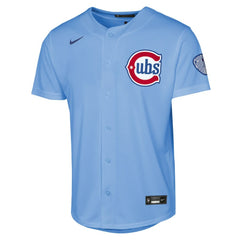 MLB Chicago Cubs Nike Youth Alternate 2 Stadium Jersey - Light Blue