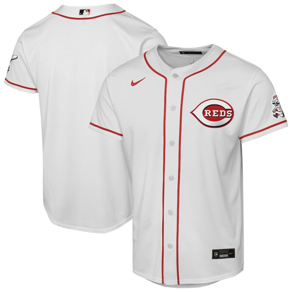 MLB Cincinnati Reds Nike Youth Home Stadium Jersey - White