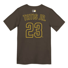 Fernando Tatis Jr. San Diego Padres Nike Preschool Name & Number T-Shirt - Brown T-shirts