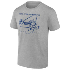 Pete Crow-Armstrong Chicago Cubs Graphic Player T-Shirt - Heather Gray T-shirts