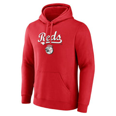 Cincinnati Reds Team Lockup Hoodie - Red Hoodies