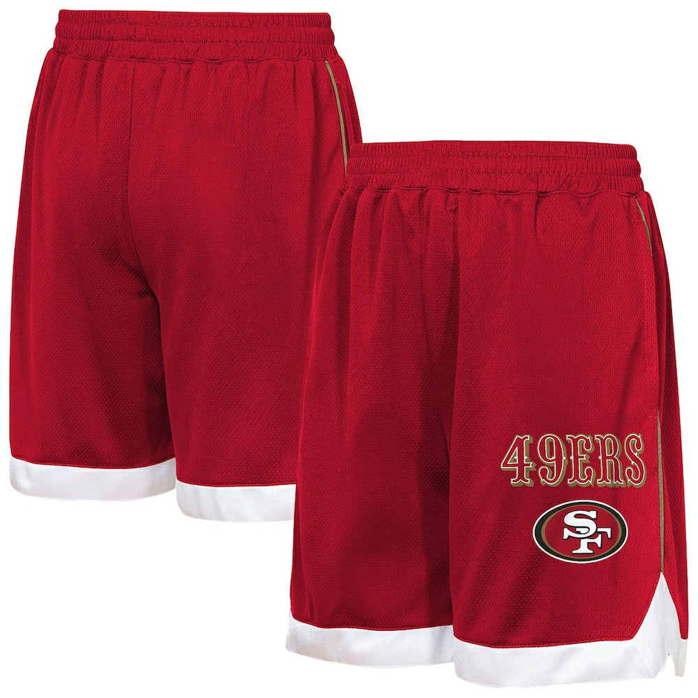 San Francisco 49ers Outerstuff Youth All Star Mesh Shorts Scarlet