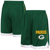 Green Bay Packers Outerstuff Youth All Star Mesh Shorts Green