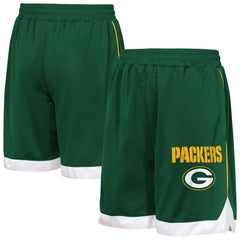 Green Bay Packers Outerstuff Youth All Star Mesh Shorts Green