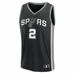 NBA Dylan Harper San Antonio Spurs 2025 NBA Draft First Round Pick Fast Break Replica Jersey - Icon Edition - Black