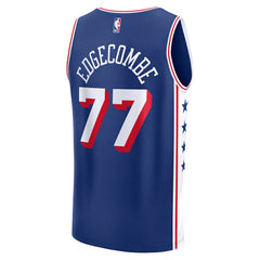 NBA V. J. Edgecombe Philadelphia 76ers Youth 2025 NBA Draft First Round Pick Fast Break Replica Jersey - Icon Edition - Royal