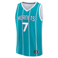 NBA Kon Knueppel Charlotte Hornets 2025 NBA Draft First Round Pick Fast Break Replica Jersey - Icon Edition - Teal