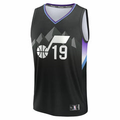 NBA Ace Bailey Utah Jazz 2025 NBA Draft First Round Pick Fast Break Replica Jersey - Statement Edition - Black