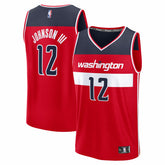 Tre Johnson III Washington Wizards 2025 NBA Draft First Round Pick Fast Break Replica Jersey Icon Edition Red