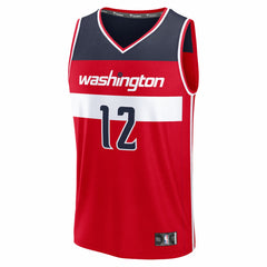 NBA Tre Johnson III Washington Wizards Youth 2025 NBA Draft First Round Pick Fast Break Replica Jersey - Icon Edition - Red