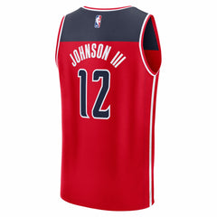 NBA Tre Johnson III Washington Wizards Youth 2025 NBA Draft First Round Pick Fast Break Replica Jersey - Icon Edition - Red