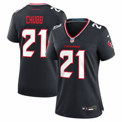 NFL Nick Chubb Houston Texans Women's Team Game Jersey - Navy