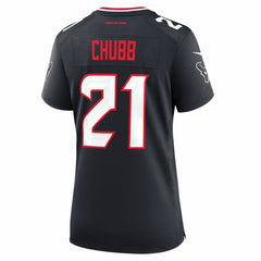 NFL Nick Chubb Houston Texans Women's Team Game Jersey - Navy