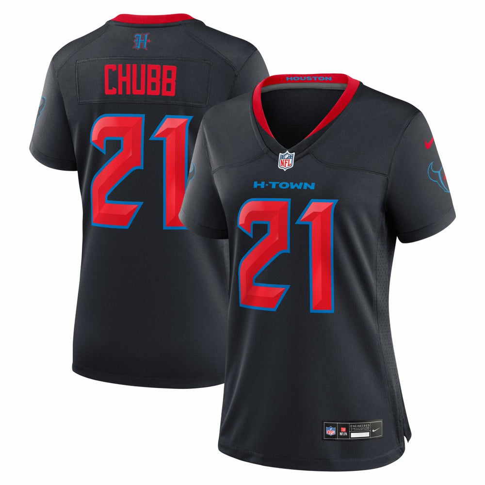 NFL Nick Chubb Houston Texans Women's Game Jersey - Navy