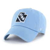 NHL Utah Mammoth '47 Alternate Logo Clean Up Adjustable Hat - Light Blue