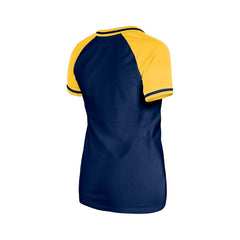 Milwaukee Brewers New Era Women's Gameday V-Neck T-Shirt - Navy T-shirts