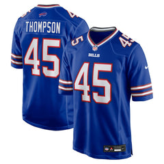 NFL Shaq Thompson Buffalo Bills Team Game Jersey - Royal