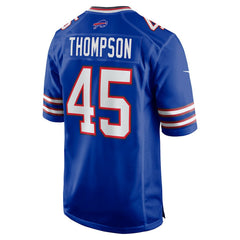 NFL Shaq Thompson Buffalo Bills Team Game Jersey - Royal