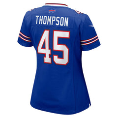 NFL Shaq Thompson Buffalo Bills Women's Team Game Jersey - Royal