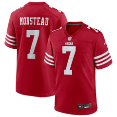 NFL Thomas Morstead San Francisco 49ers Team Game Jersey - Scarlet
