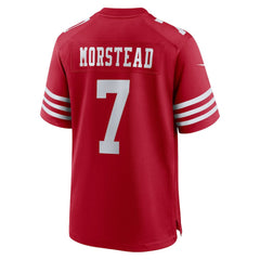 NFL Thomas Morstead San Francisco 49ers Team Game Jersey - Scarlet