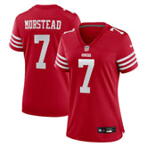 NFL Thomas Morstead San Francisco 49ers Women's Team Game Jersey - Scarlet