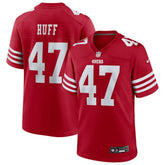 NFL Bryce Huff San Francisco 49ers Team Game Jersey - Scarlet