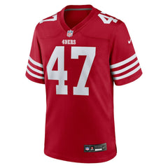 NFL Bryce Huff San Francisco 49ers Team Game Jersey - Scarlet