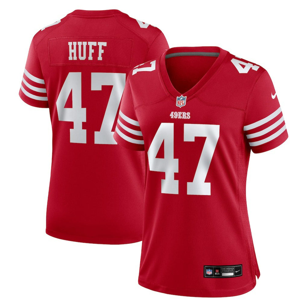 NFL Bryce Huff San Francisco 49ers Women's Team Game Jersey - Scarlet