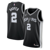 NBA Dylan Harper San Antonio Spurs Unisex 2025 NBA Draft First Round Pick Swingman Jersey - Icon Edition - Black