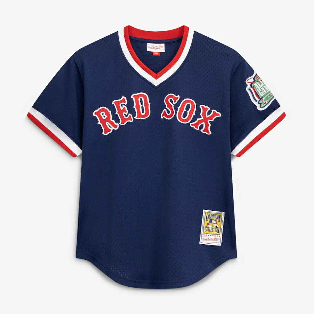 MLB Nomar Garciaparra Boston Red Sox Mitchell & Ness Authentic Batting Practice Jersey - Navy