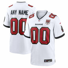 Tampa Bay Buccaneers 50th Season Custom Game Jersey White