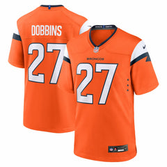 NFL J.K. Dobbins Denver Broncos Team Game Jersey - Orange