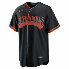 MLB Rafael Devers San Francisco Giants Nike Alternate Replica Jersey - Black