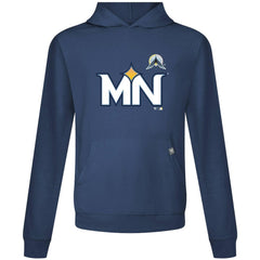 Minnesota Twins Levelwear City Connect Relay Core Logo Pullover Hoodie - Navy Hoodies