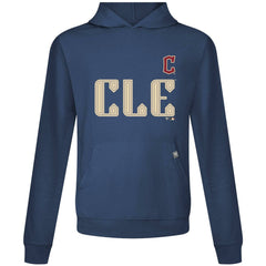 Cleveland Guardians Levelwear City Connect Relay Core Logo Pullover Hoodie - Navy Hoodies